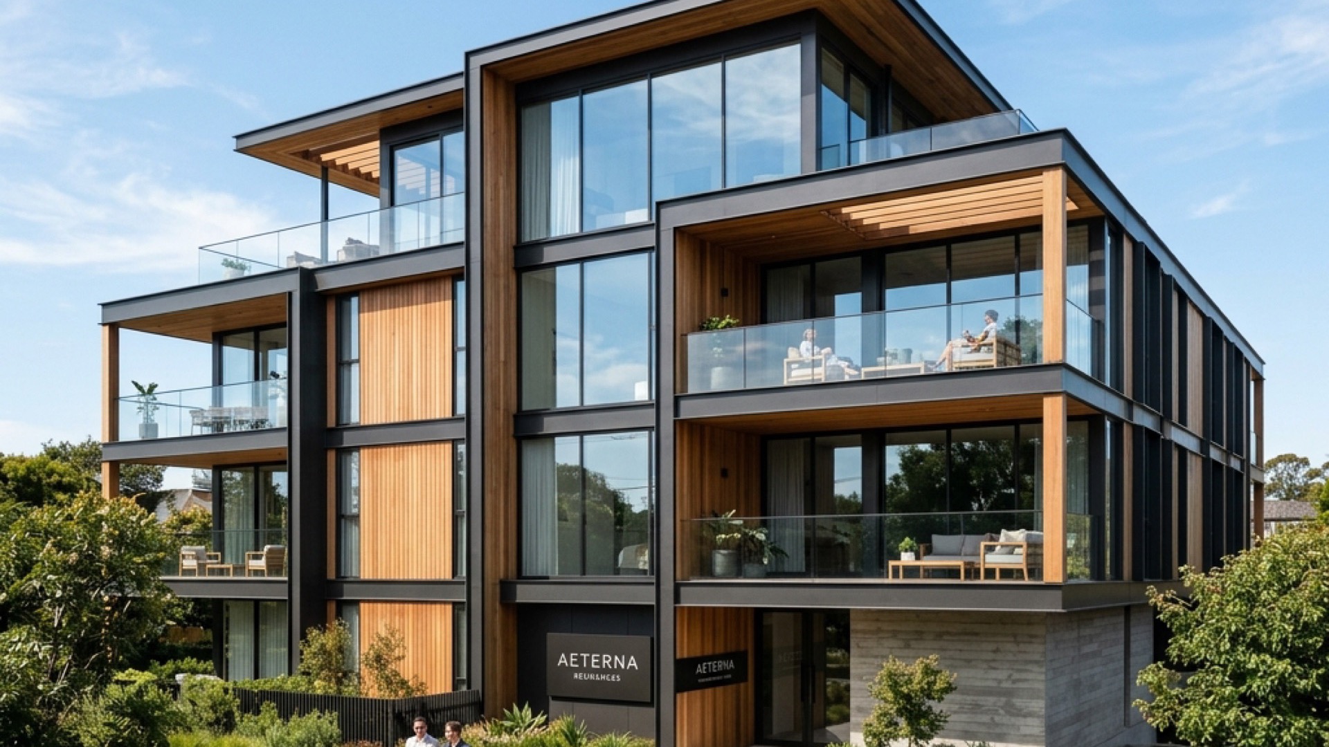 Daytime premium residential building