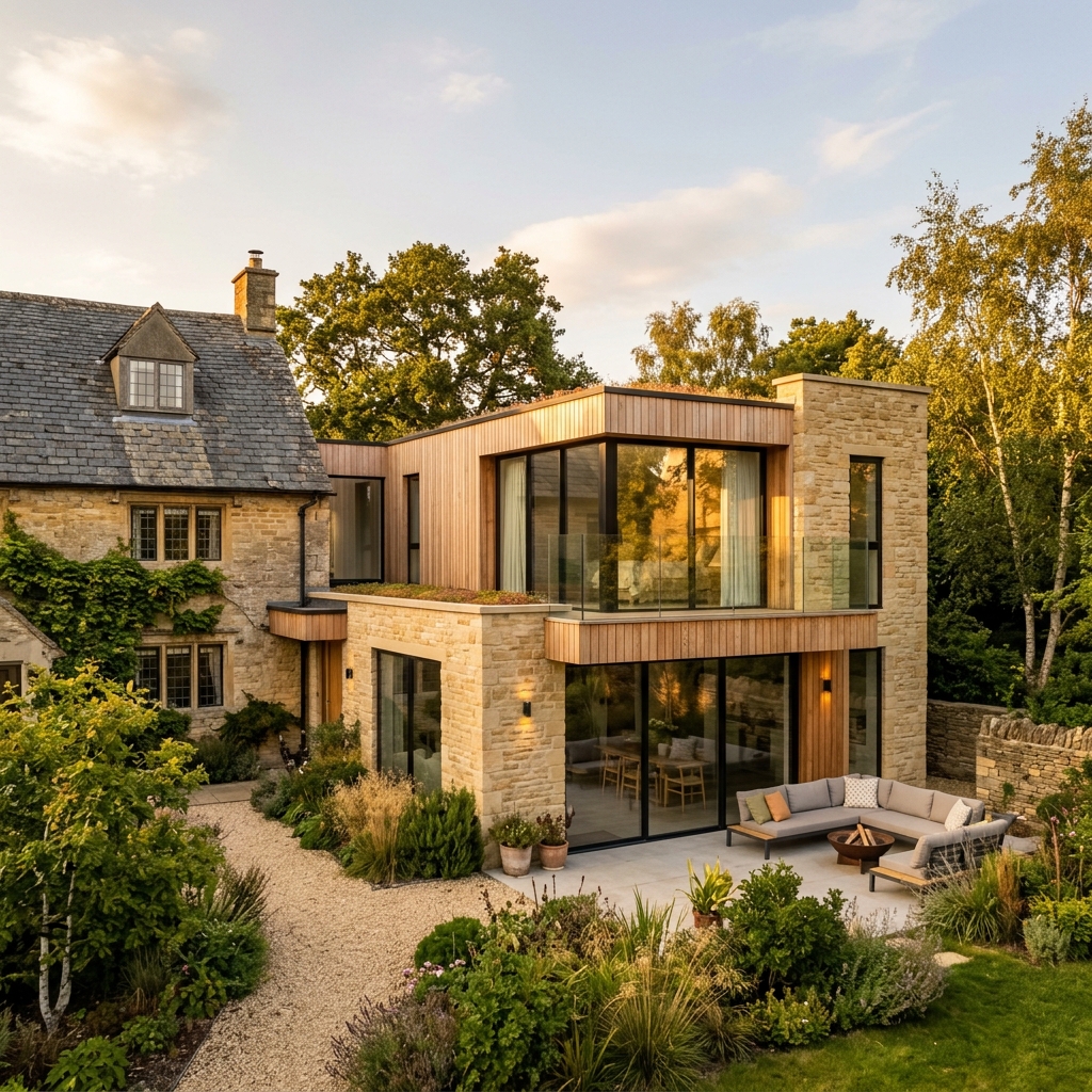 Cotswold stone home extension — Surrey