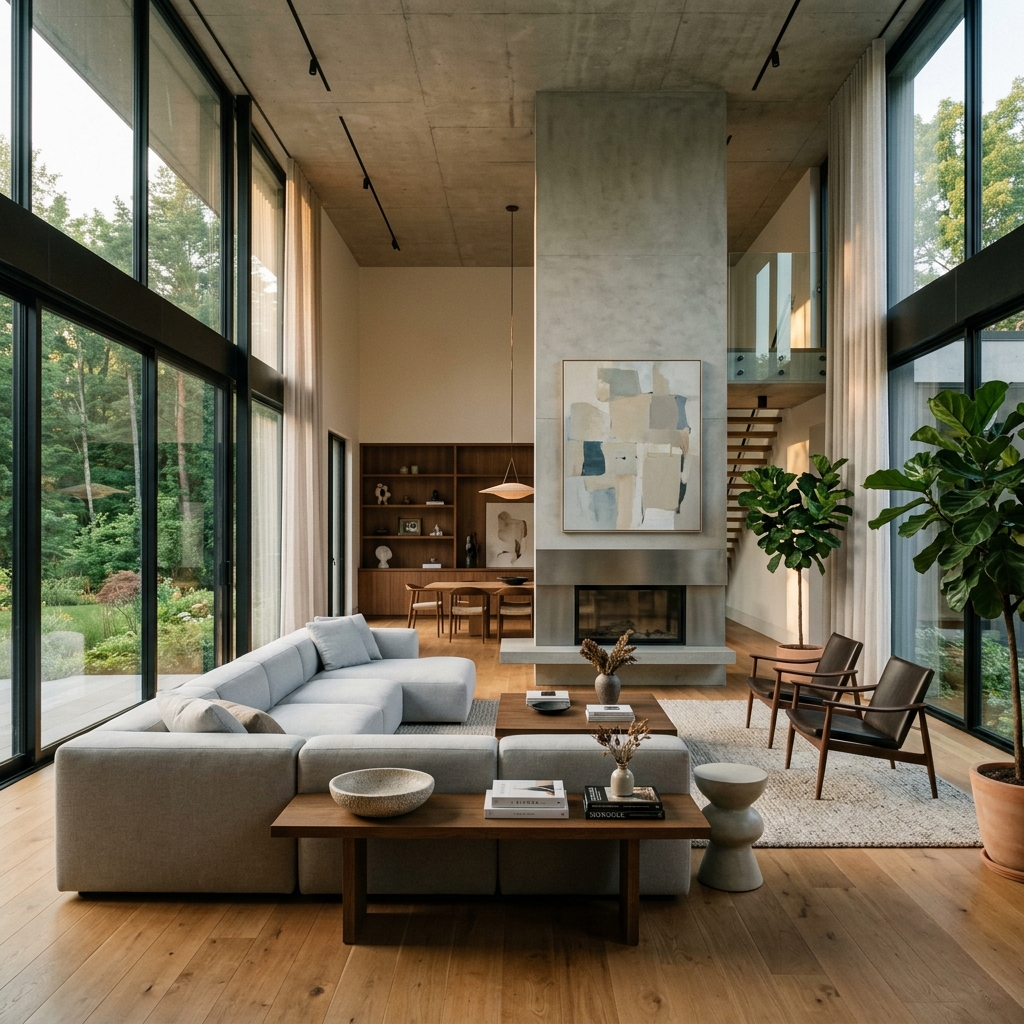 Modern living room interior